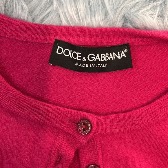 EUC! 2 Dolce and Gabbana Cardigans! Pink and Black! Size XS! - Picture 3 of 9